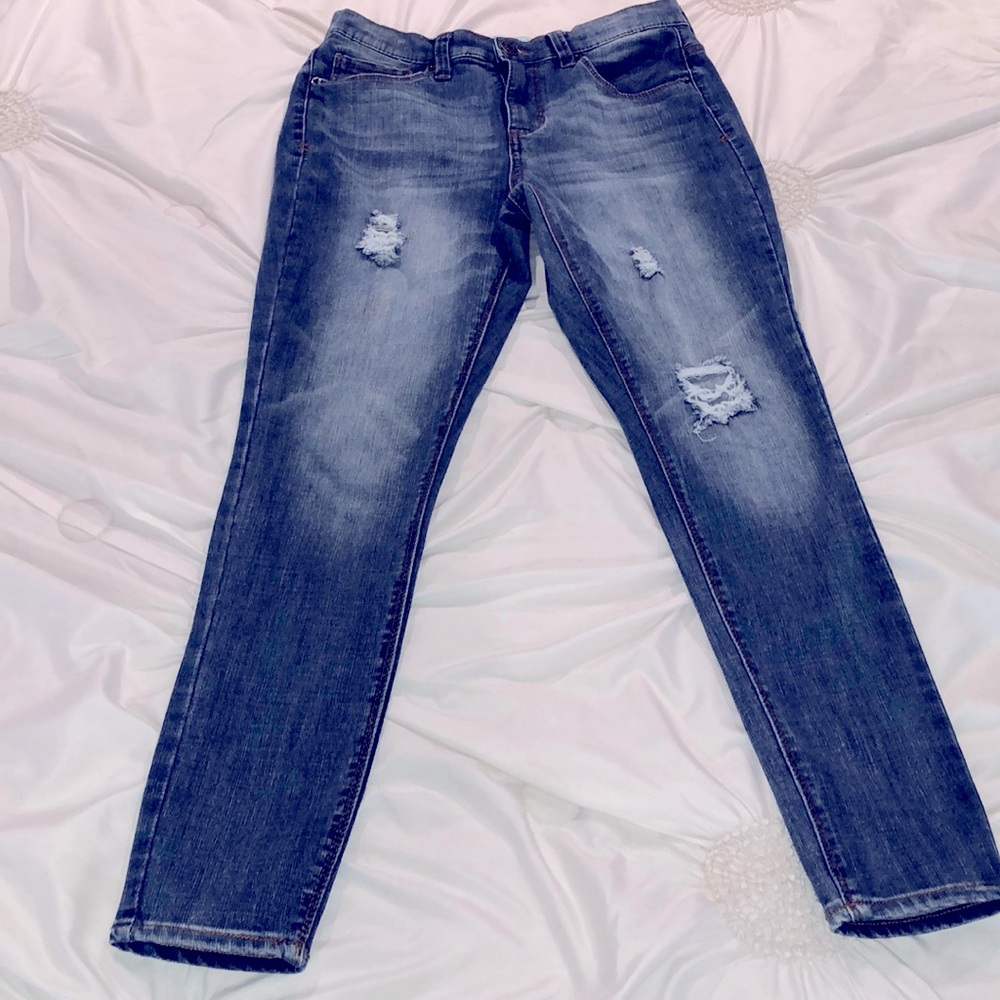 MUDD HIGH RISE DISTRESSED JEAN